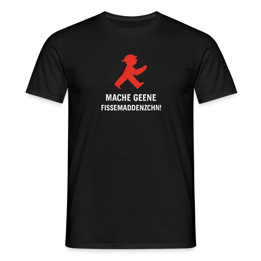 Männer T-Shirt - Schwarz
