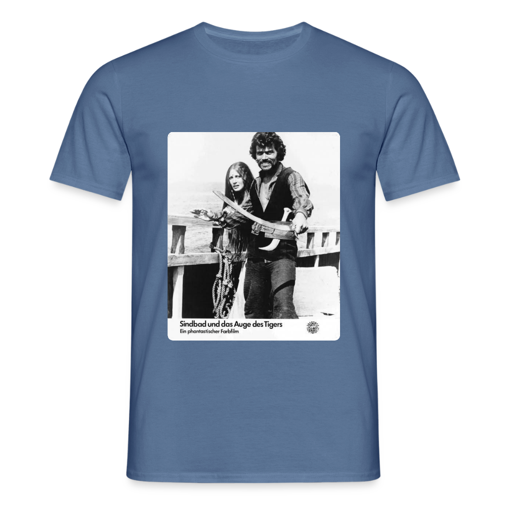 Männer T-Shirt - Taubenblau 