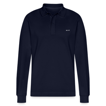 Stanley/Stella Organic Unisex Long-Sleeved Polo Shirt Prepster - navy