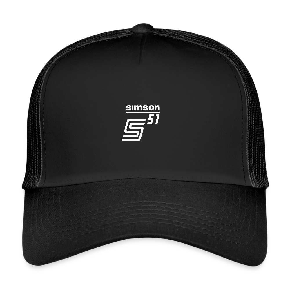 Trucker Cap - Schwarz/Schwarz