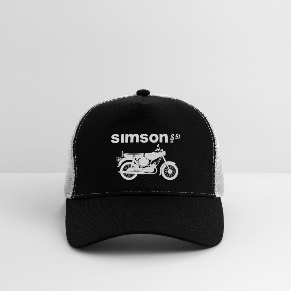 Trucker Cap - Schwarz/Steingrau