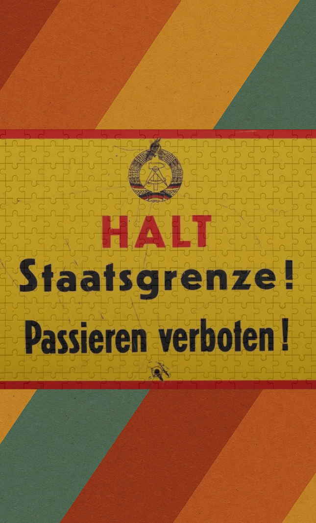 DDR Puzzle – HALT Staatsgrenze