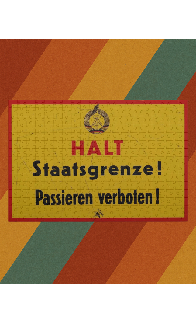 DDR Puzzle – HALT Staatsgrenze