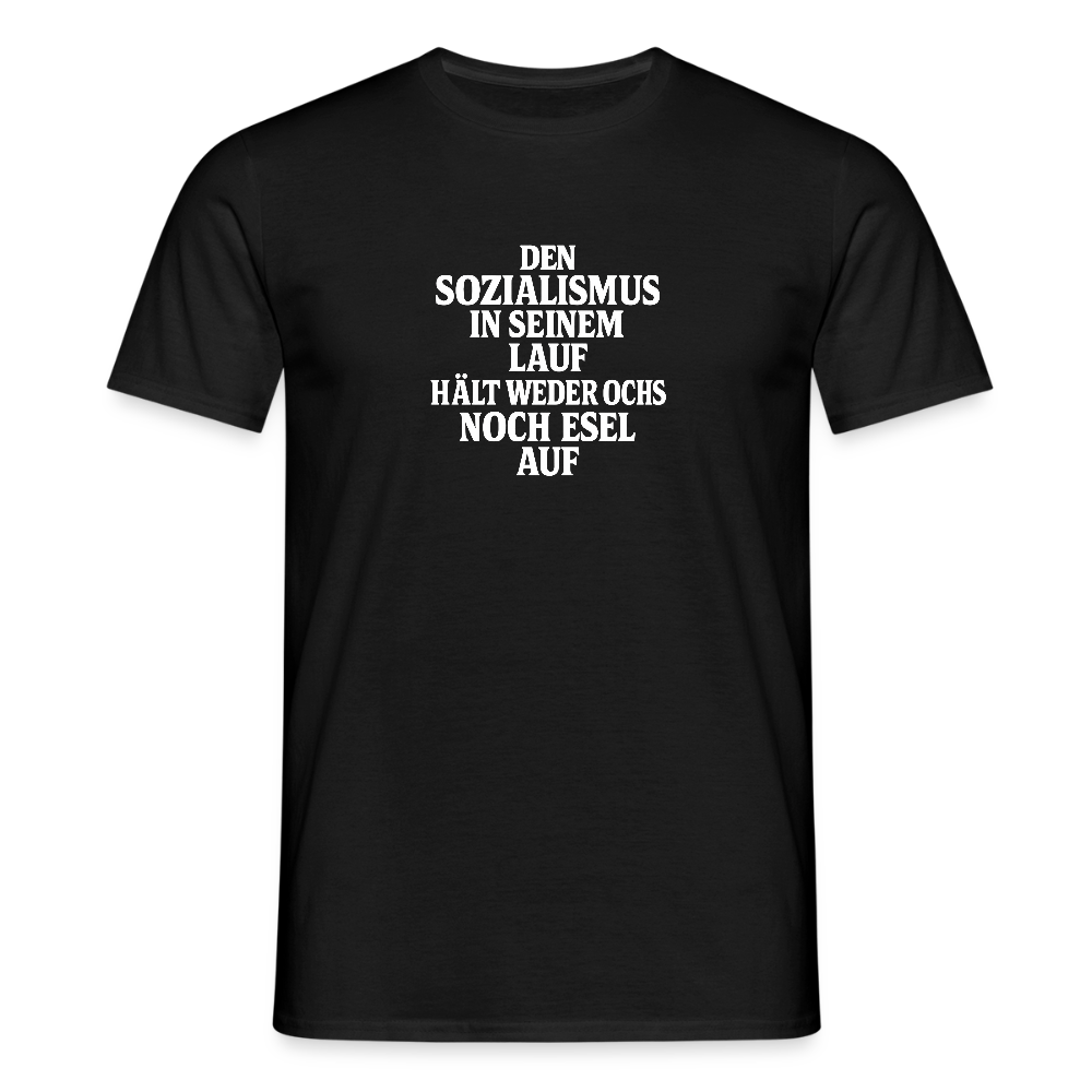 Männer T-Shirt - Schwarz