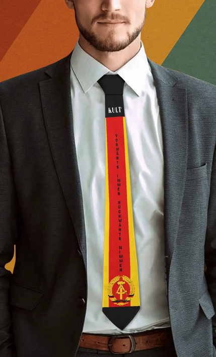 DDR Krawatte Vorwärts Immer