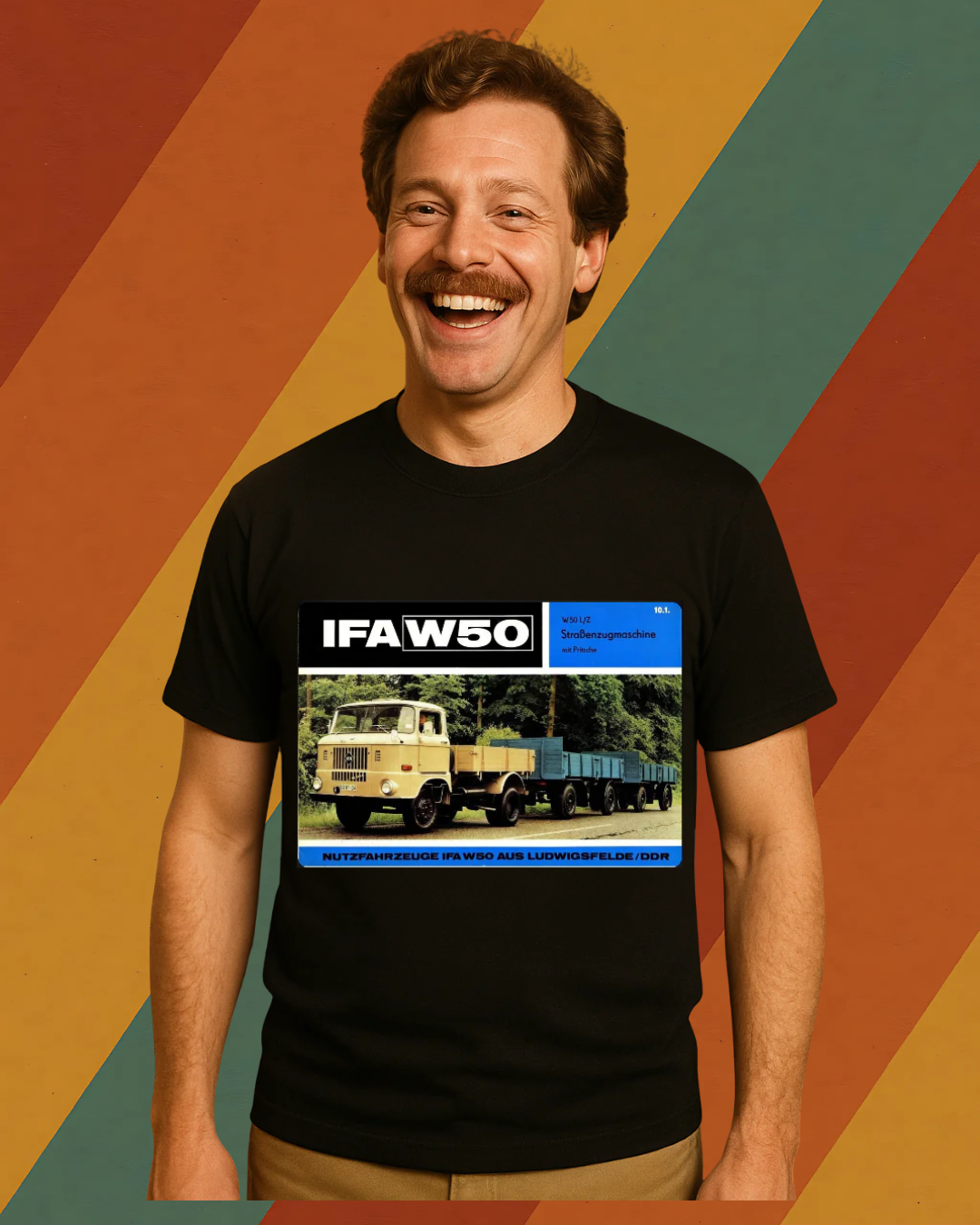 🚛 IFA W50 – Nutzfahrzeug-Kult auf Stoff