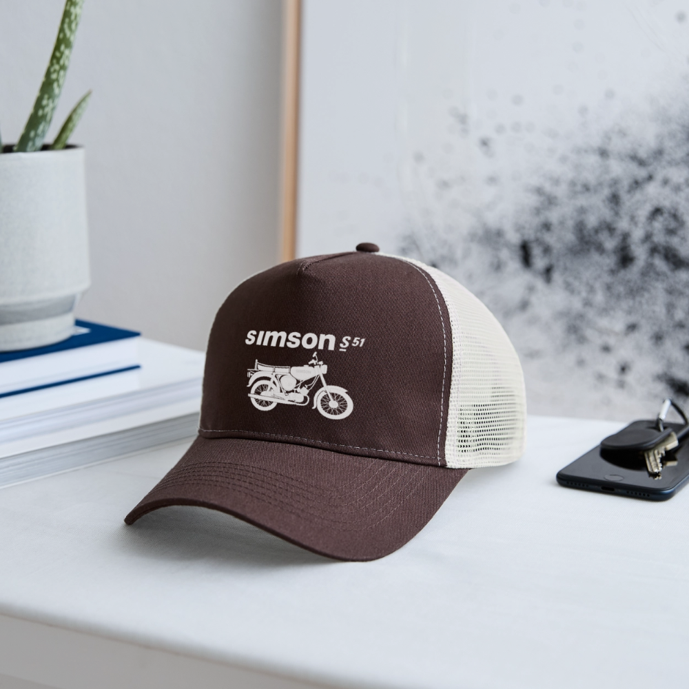 Trucker Cap - Braun/Beige