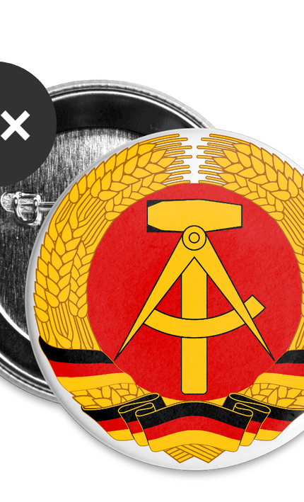 DDR ANSTECKER - Weiß