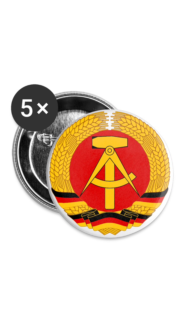 DDR ANSTECKER - Weiß