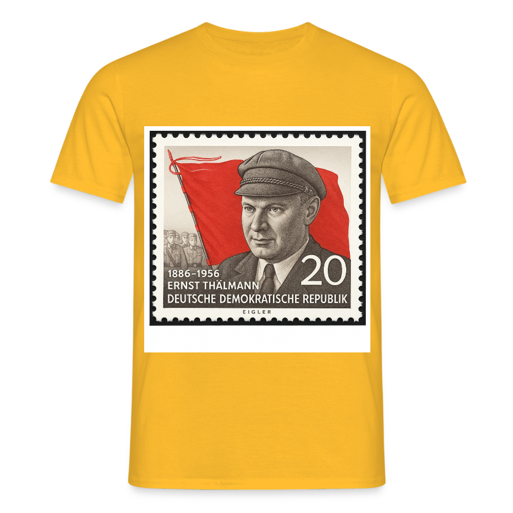 Männer T-Shirt - Gelb