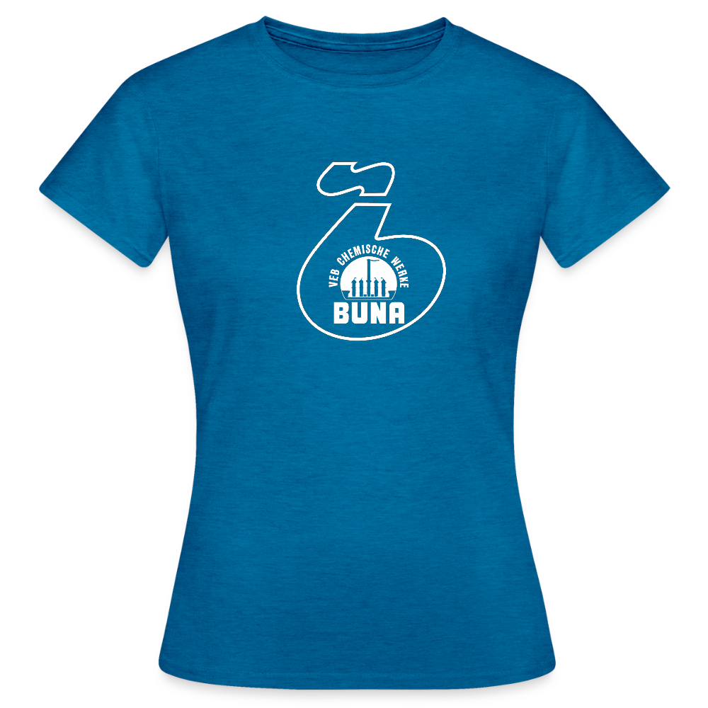 Frauen T-Shirt - Antikblaues Saphir meliert