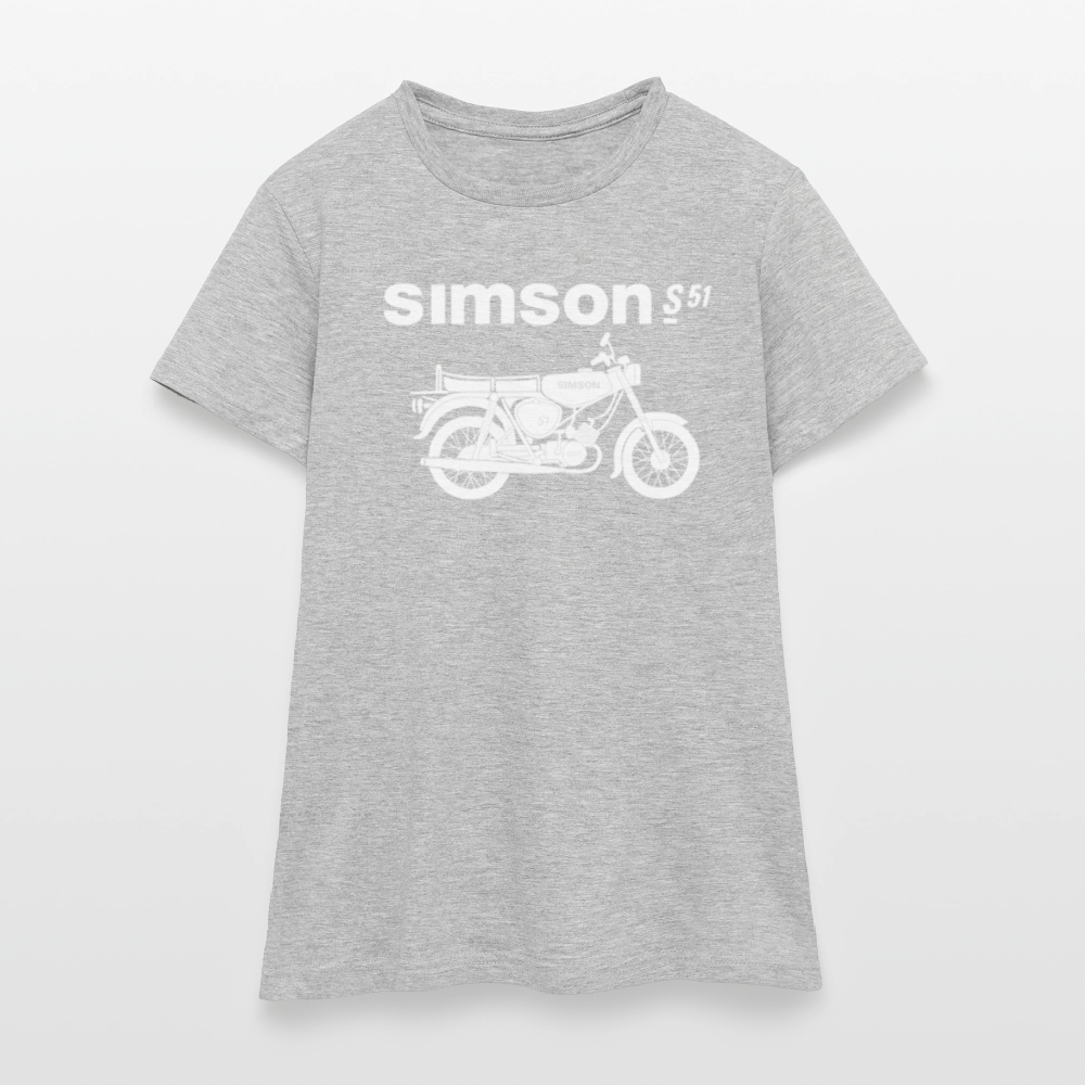 Frauen T-Shirt - Grau meliert