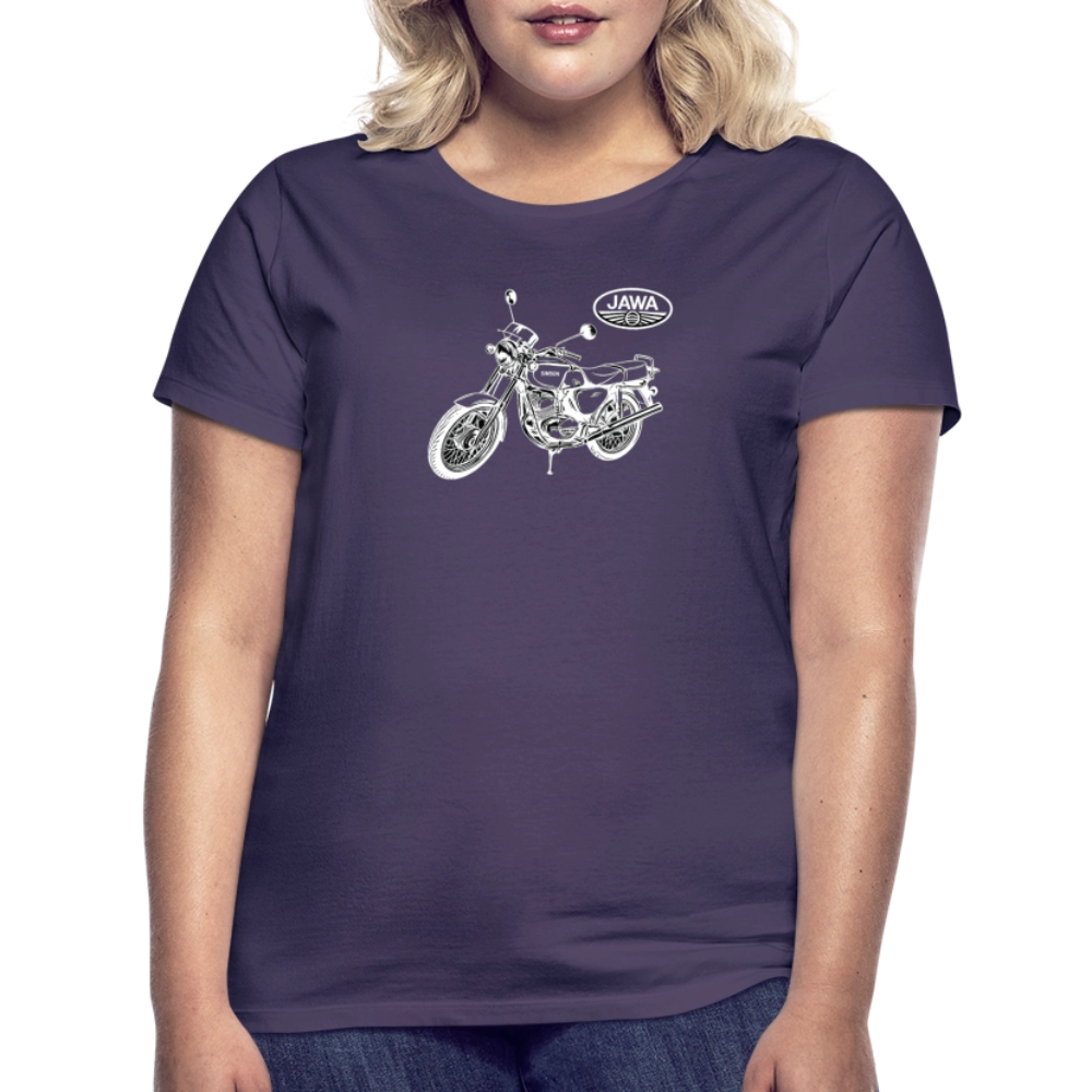 Frauen T-Shirt - Dunkellila
