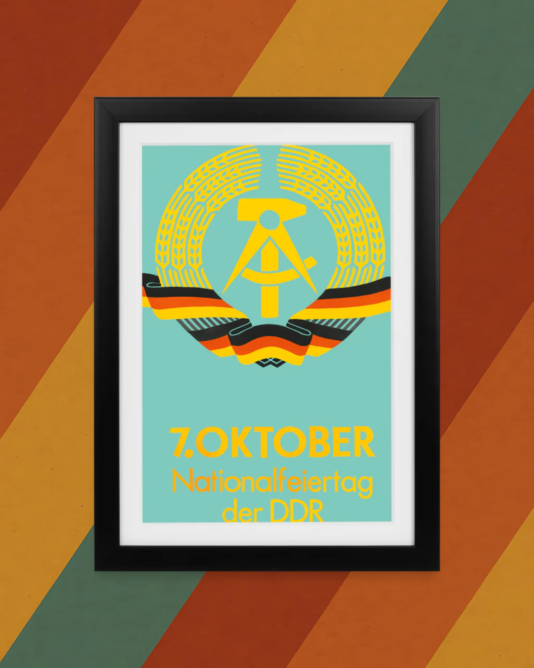 Tag der Republik Gerahmtes Poster