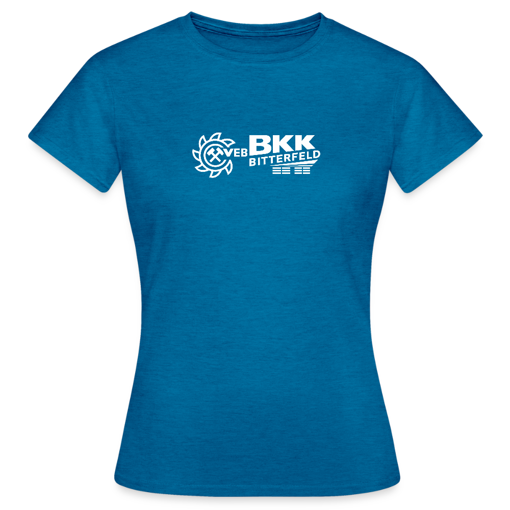 Frauen T-Shirt - Antikblaues Saphir meliert