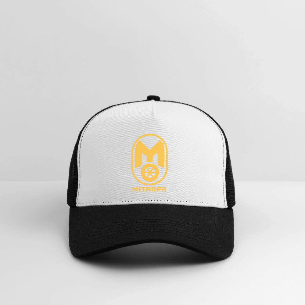 Trucker Cap - Weiß/Schwarz