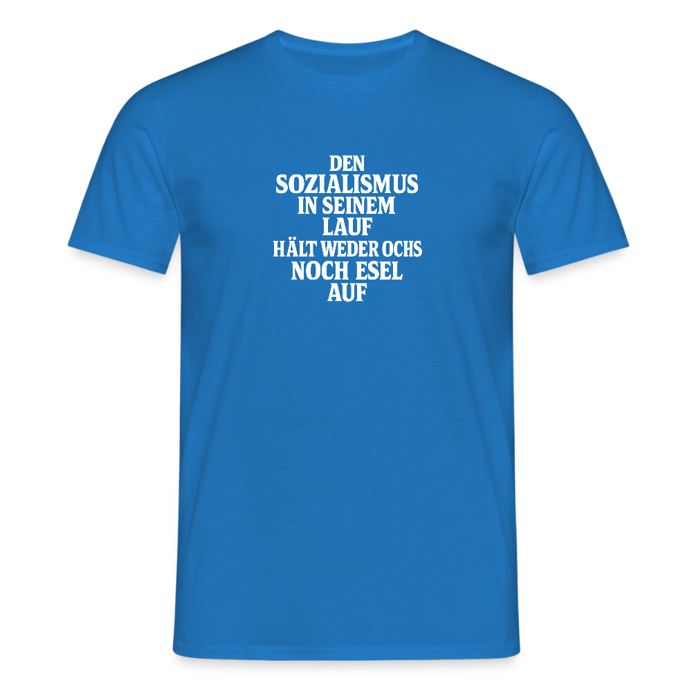 Männer T-Shirt - Royalblau