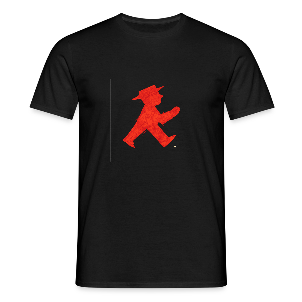 Männer T-Shirt - Schwarz