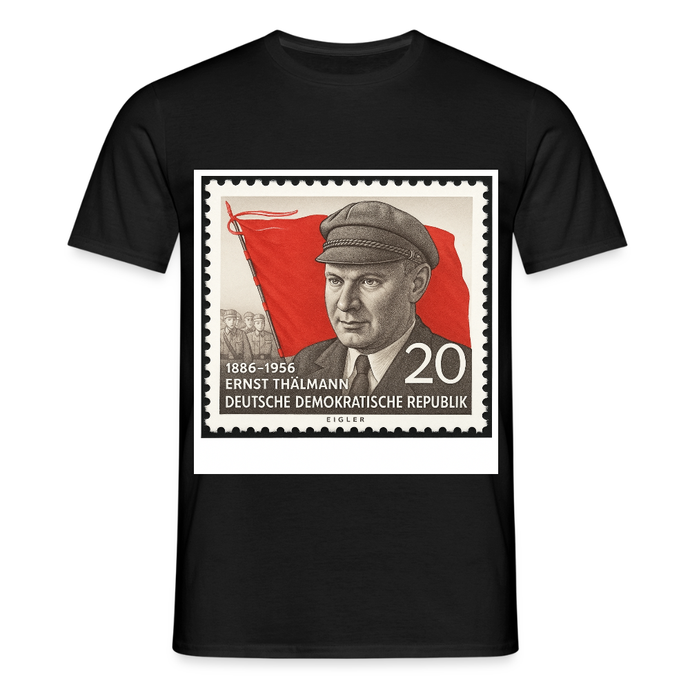Männer T-Shirt - Schwarz