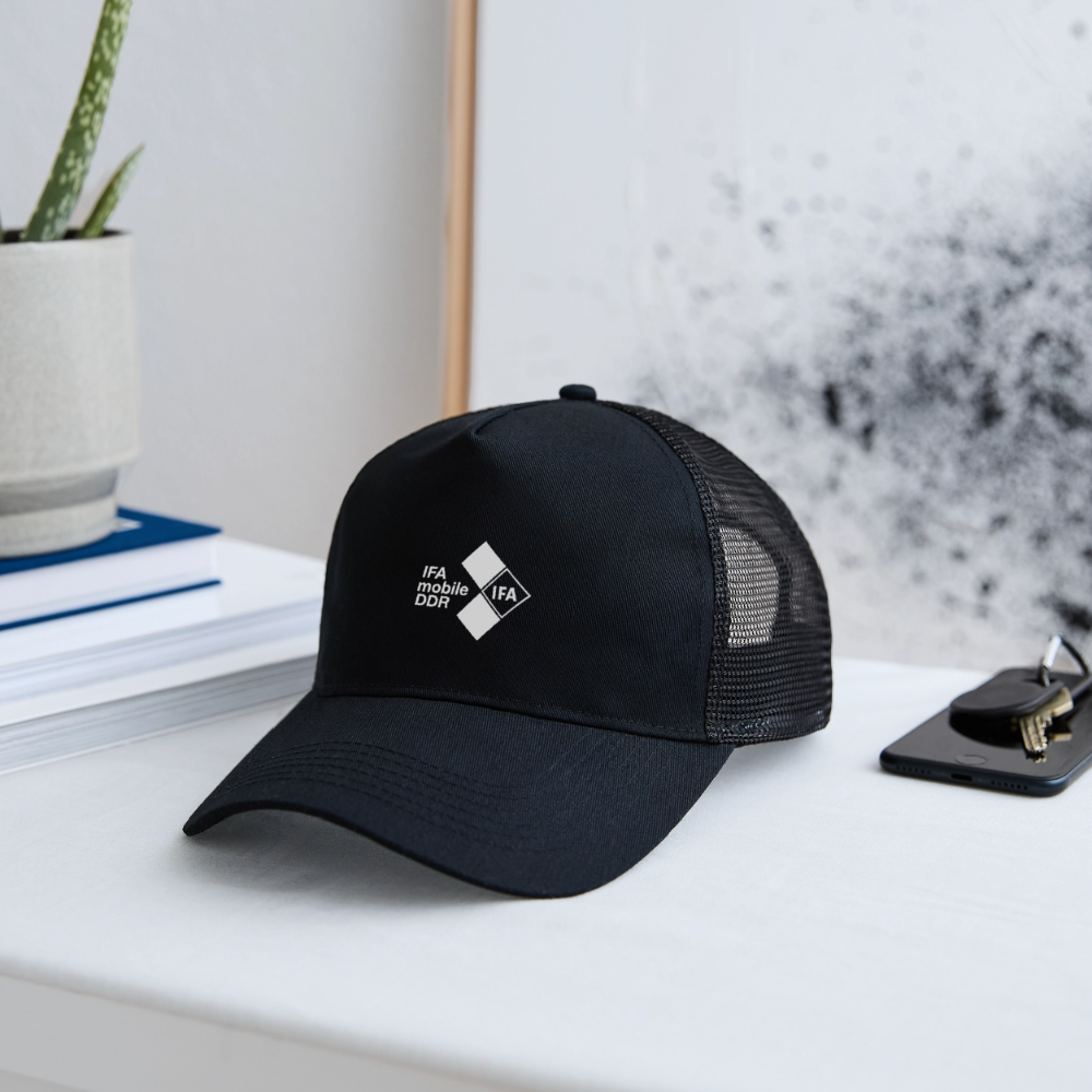 Trucker Cap - Schwarz/Schwarz