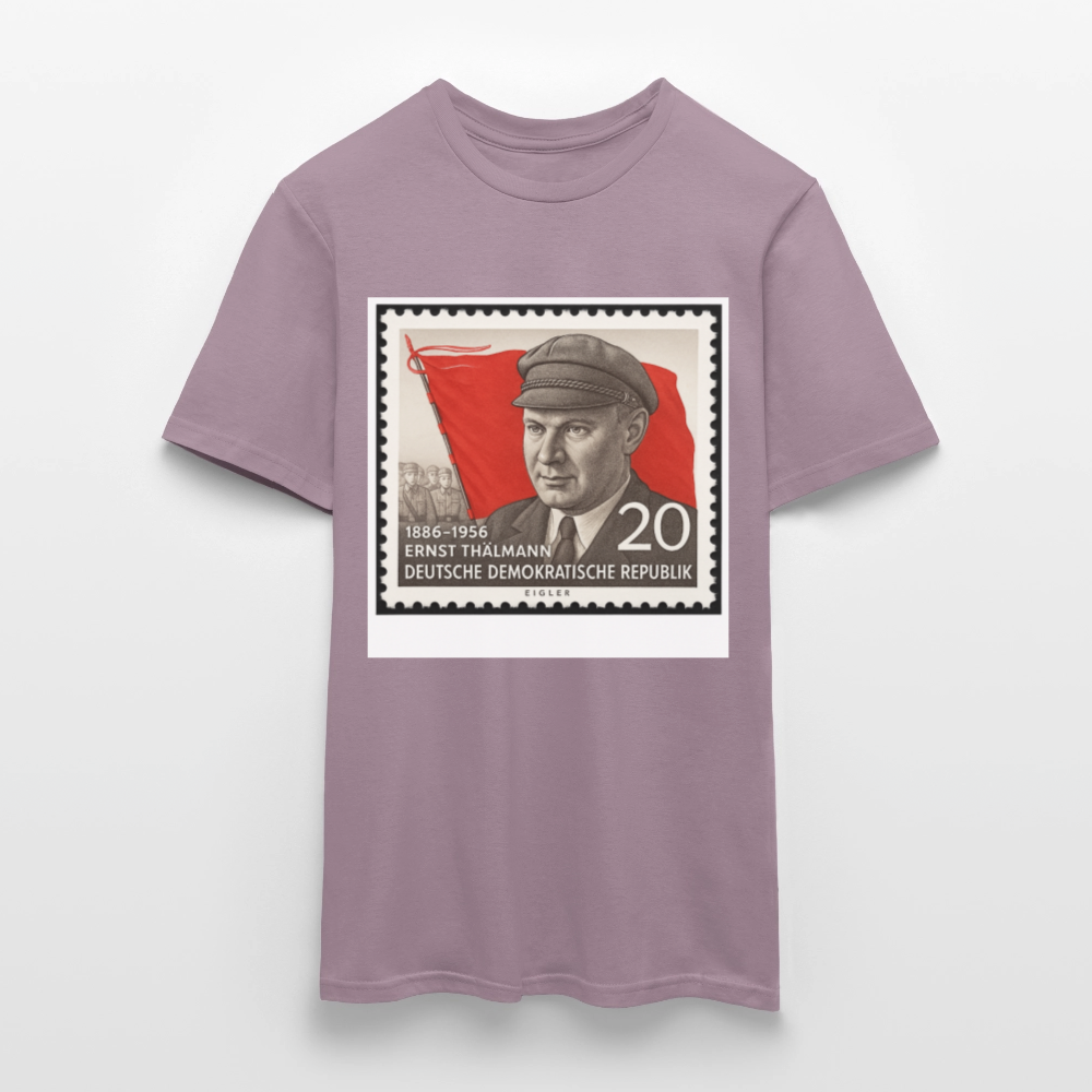 Männer T-Shirt - Lilagrau 