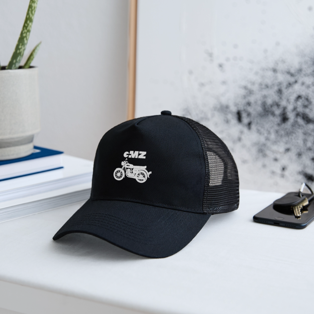 Trucker Cap - Schwarz/Schwarz