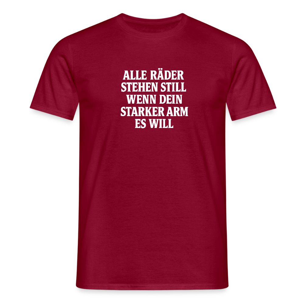 Männer T-Shirt - Ziegelrot