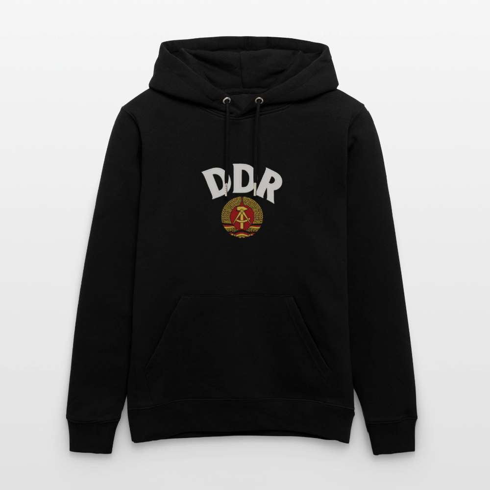 DDR Wappen Hoodie - Schwarz