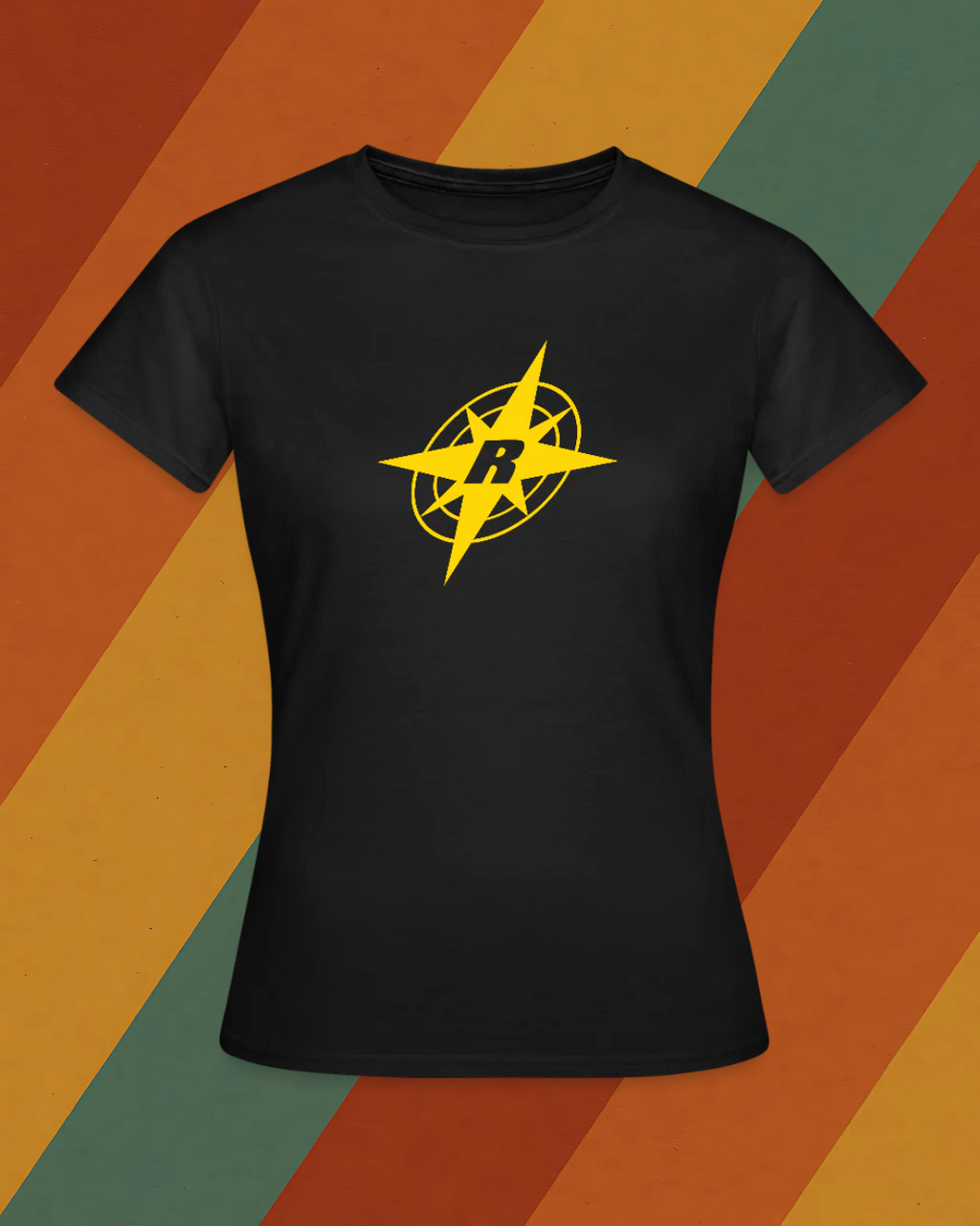 ROBOTRON Damen T-Shirt im DDR Retro Design mit Kultlogo