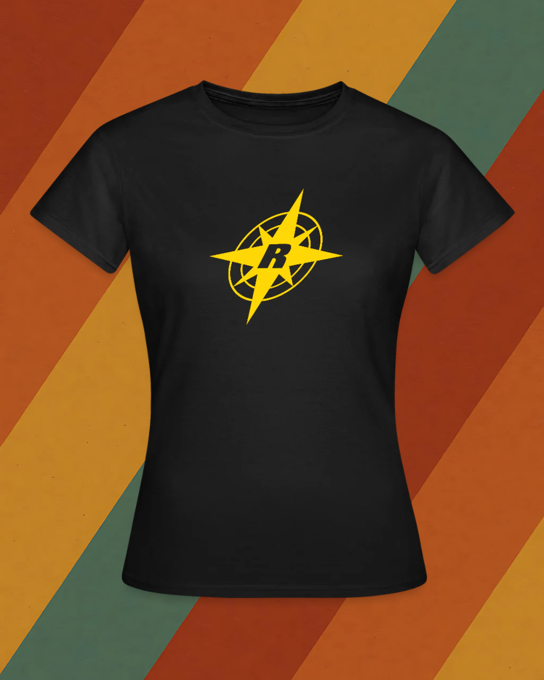ROBOTRON Damen T-Shirt im DDR Retro Design mit Kultlogo
