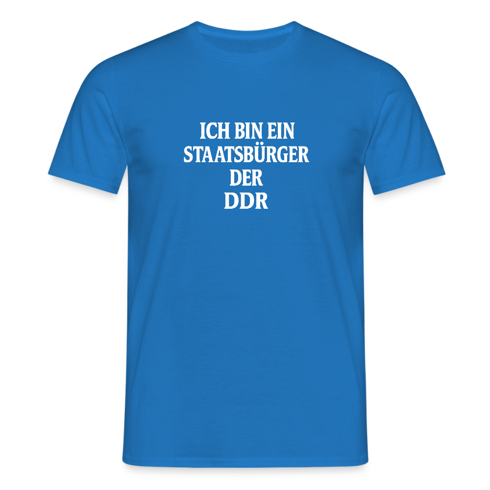 Männer T-Shirt - Royalblau