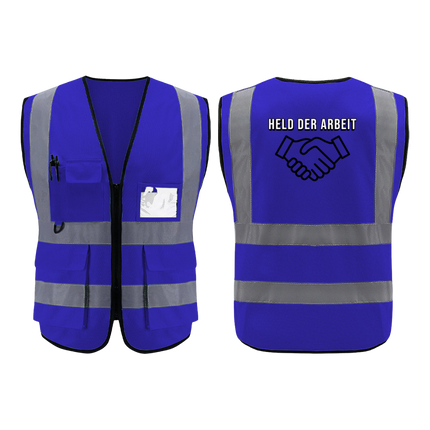 DDR KULT | Warnweste Brigadier (Multi-Taschen Sicherheitsweste)