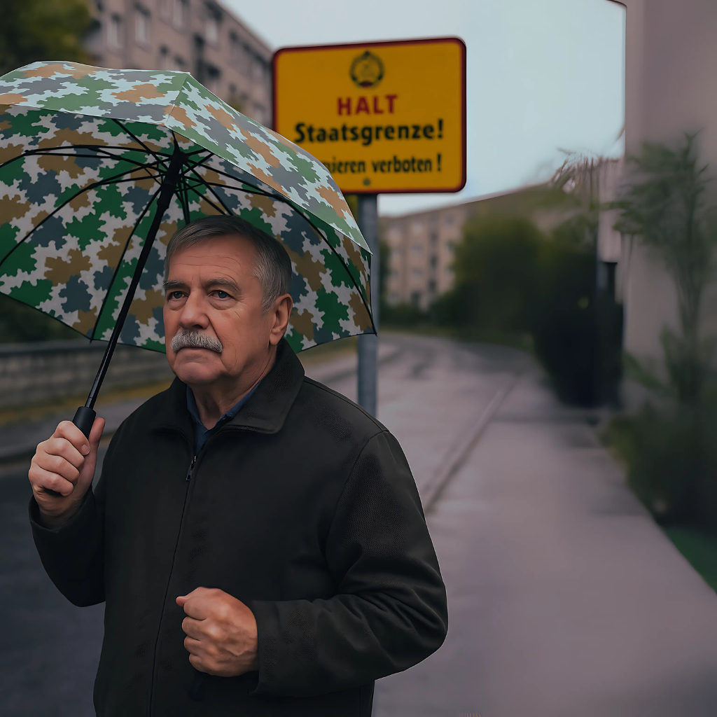 NVA Regenschirm – Flächentarn Design