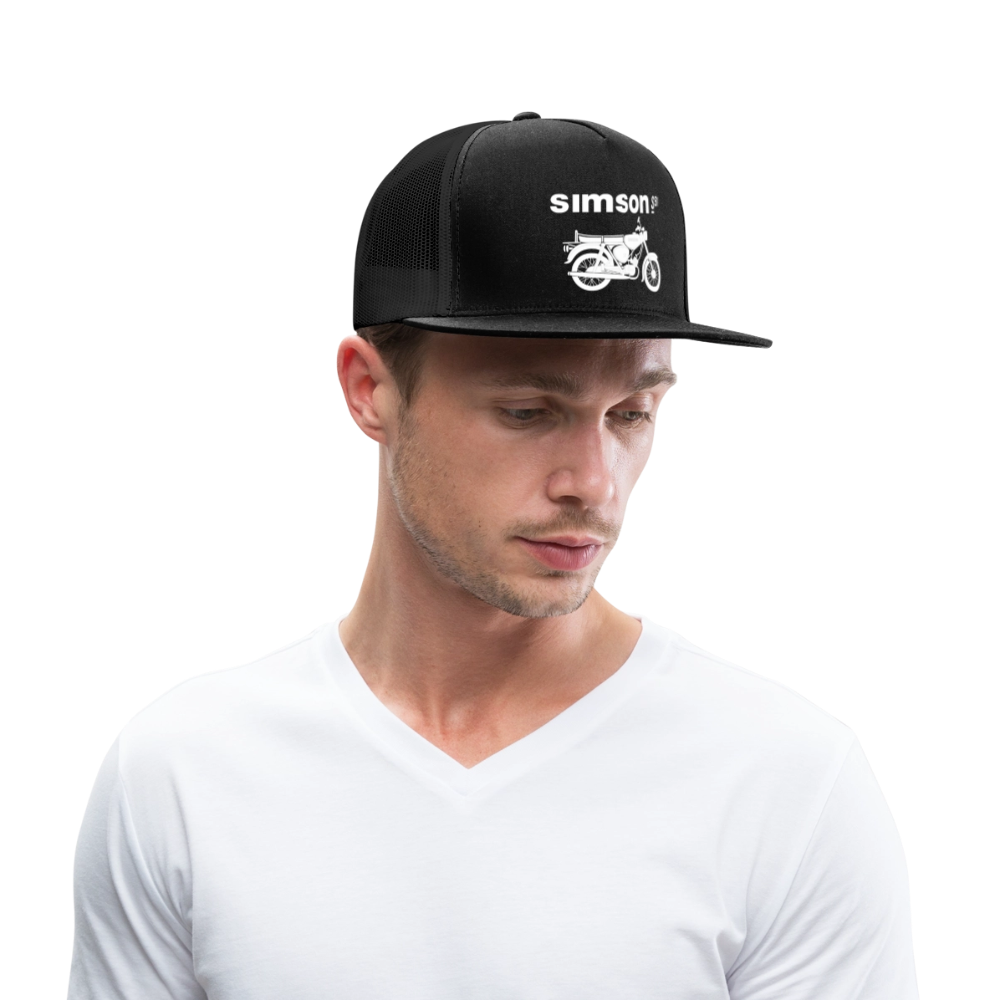 Trucker Cap - Schwarz/Schwarz