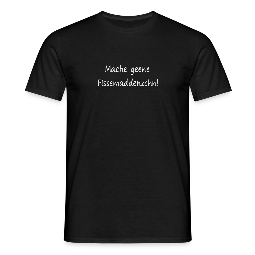 Männer T-Shirt - Schwarz