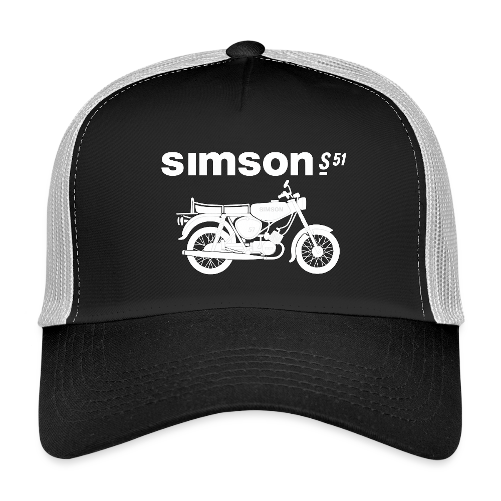 Trucker Cap - Schwarz/Steingrau