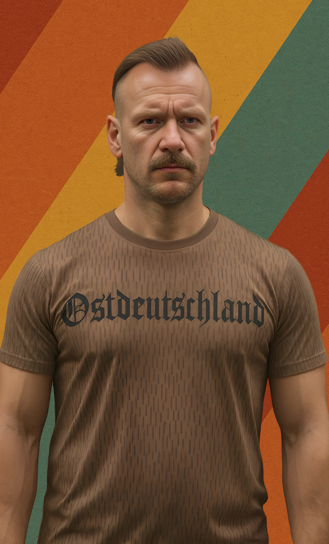 DDR T-Shirt – Strichtarn Ostdeutschland