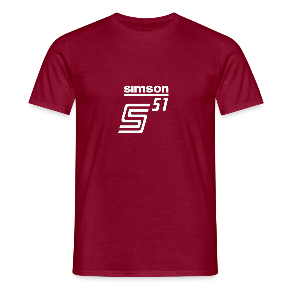 Männer T-Shirt - Ziegelrot
