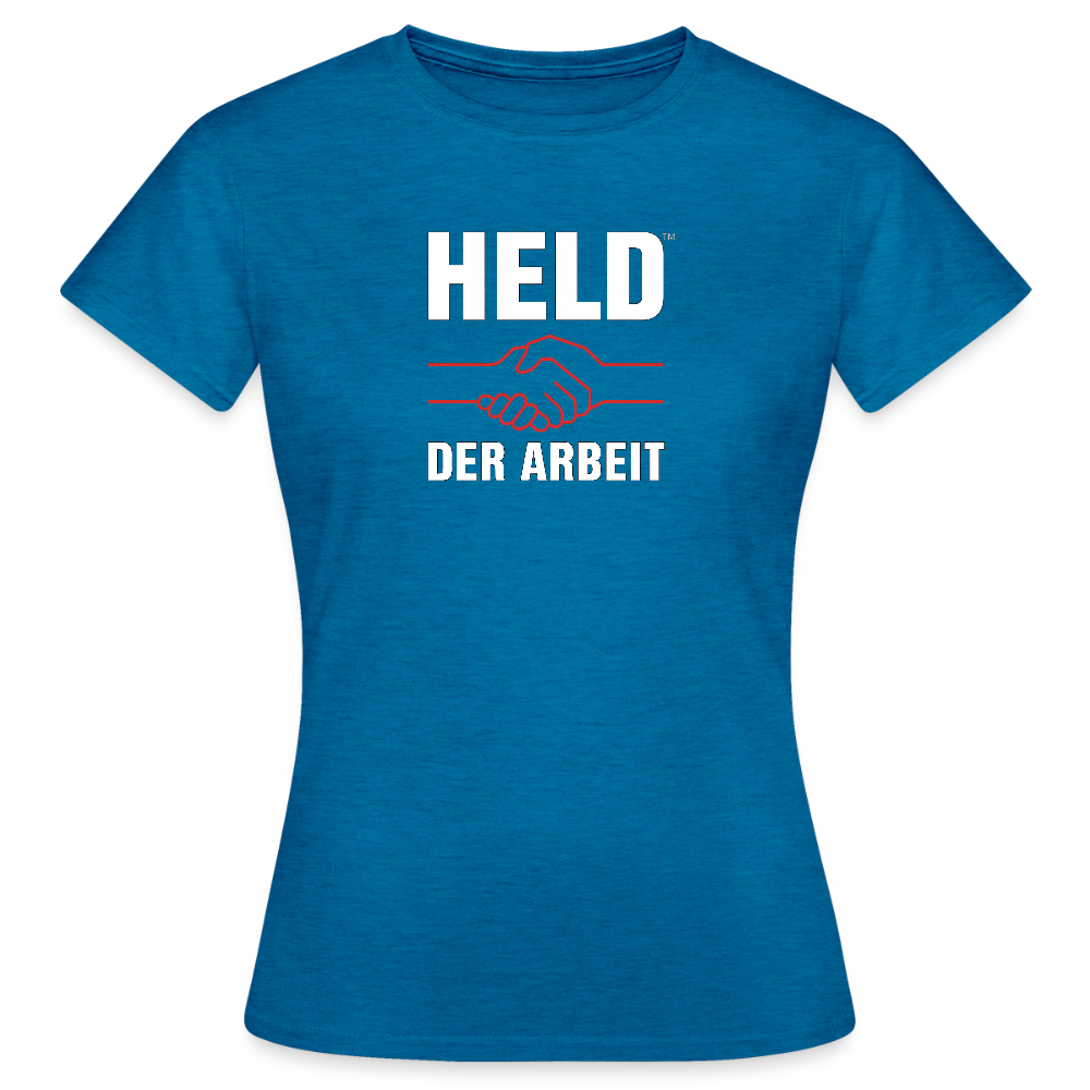 Frauen T-Shirt - Antikblaues Saphir meliert