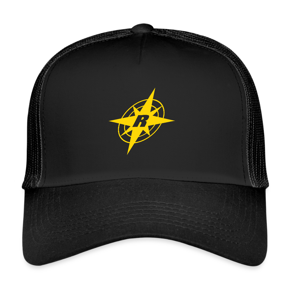 Trucker Cap - Schwarz/Schwarz