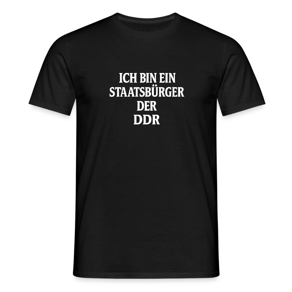 Männer T-Shirt - Schwarz