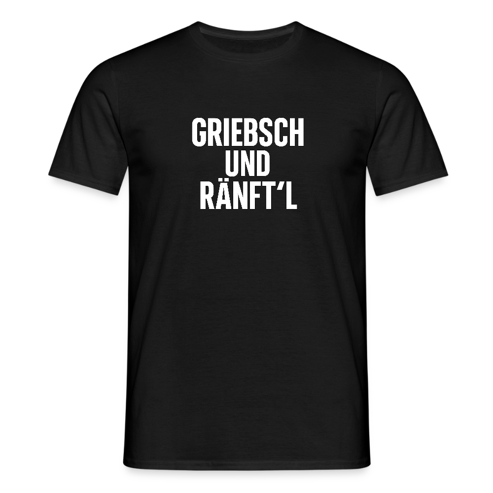 Männer T-Shirt - Schwarz
