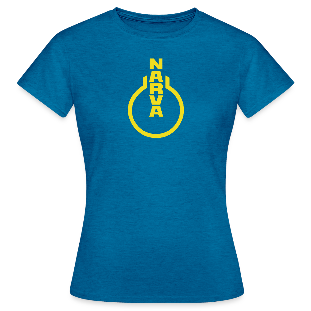 Frauen T-Shirt - Antikblaues Saphir meliert