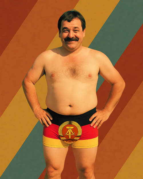 DDR Boxershorts – Mit nostalgischem Flaggen-Motiv