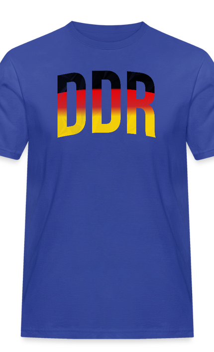 DDR WAPPEN T-Shirt - Royalblau