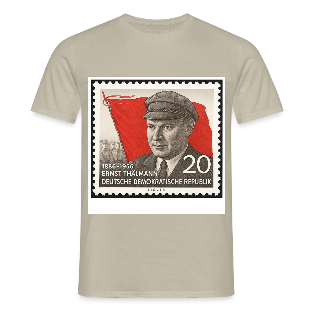 Männer T-Shirt - Sandbeige