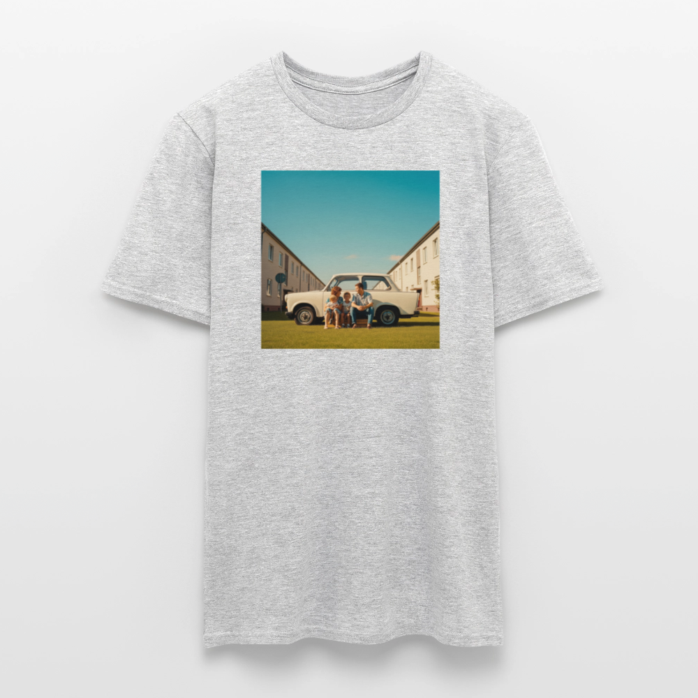 Männer T-Shirt - Grau meliert