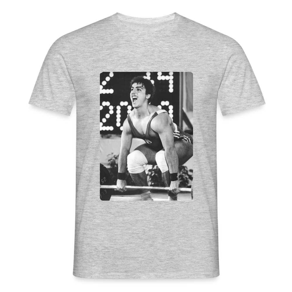 Männer T-Shirt - Grau meliert
