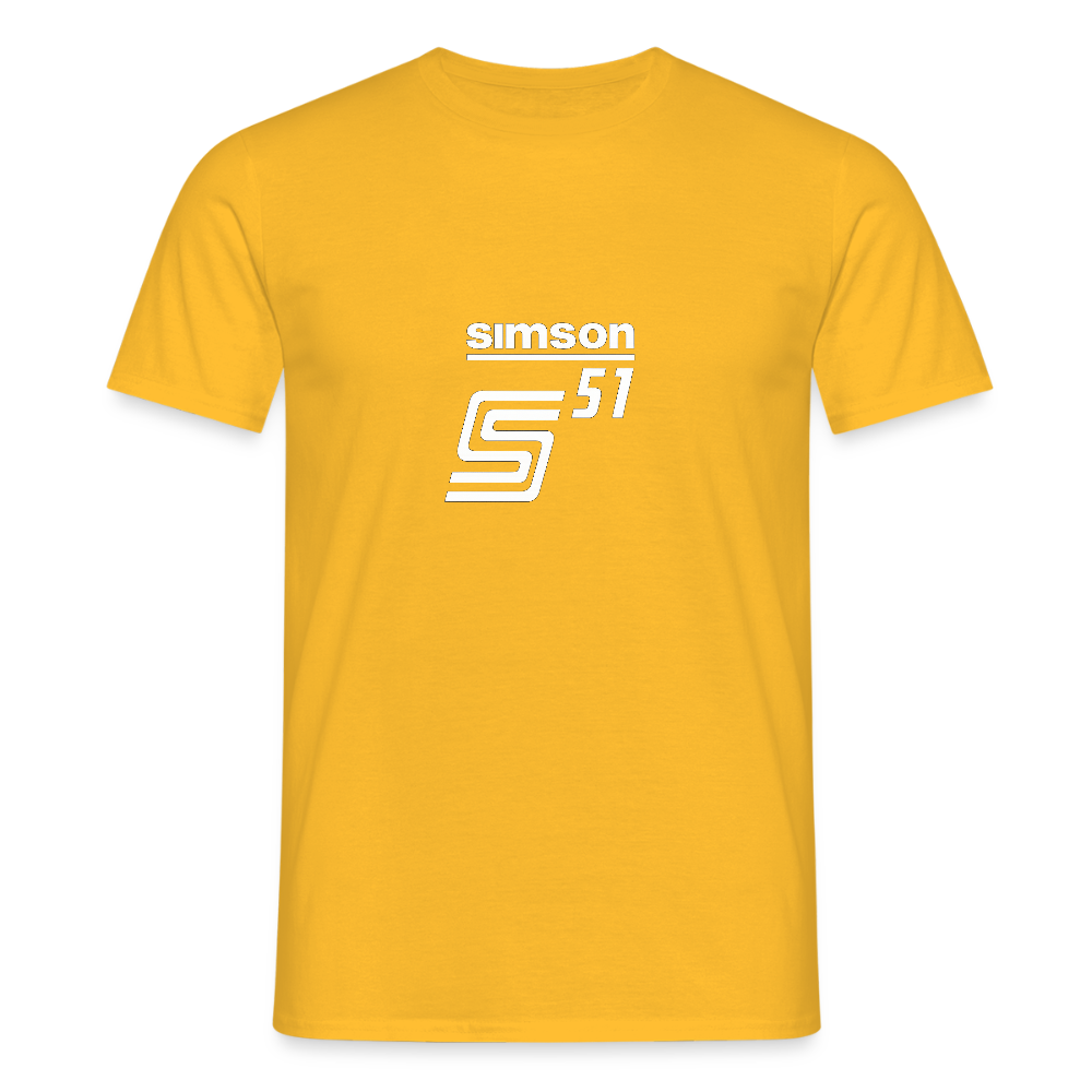 Männer T-Shirt - Gelb