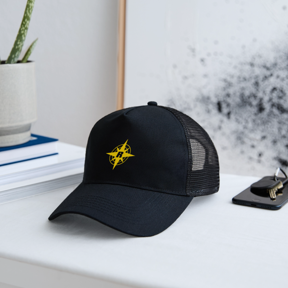 Trucker Cap - Schwarz/Schwarz
